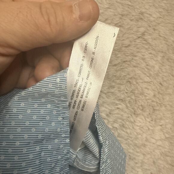 ARIAT MEN'S WRINKLE FREE IAN PORCELAIN BLUE SHIRT 10051507 Size XL Tall - Picture 7 of 7